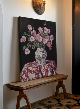 Jellypaint新中式花卉肌理油画