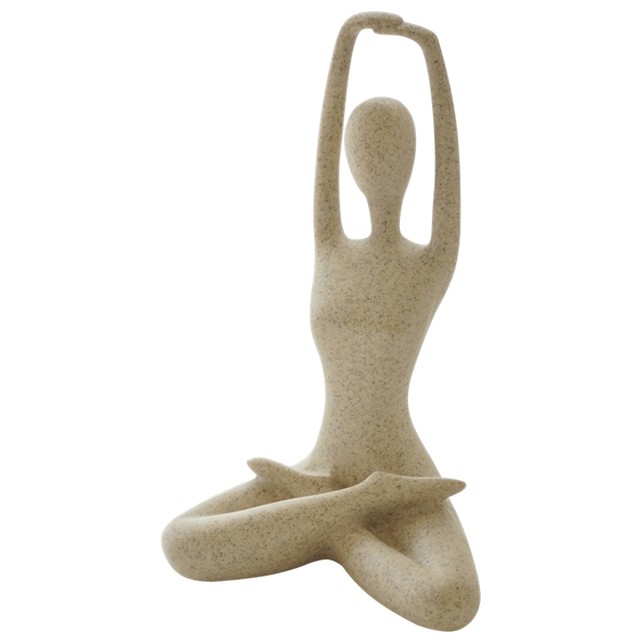 Personalized niche abstract art yoga figure ornaments