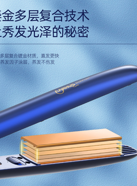 AARHUS直卷两用美发器鎏金面板