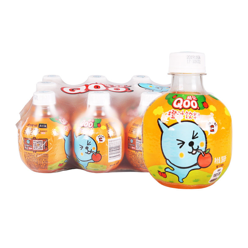 可口可乐美汁源酷儿迷你橙汁260ml 郎茂食品果味/风味饮料