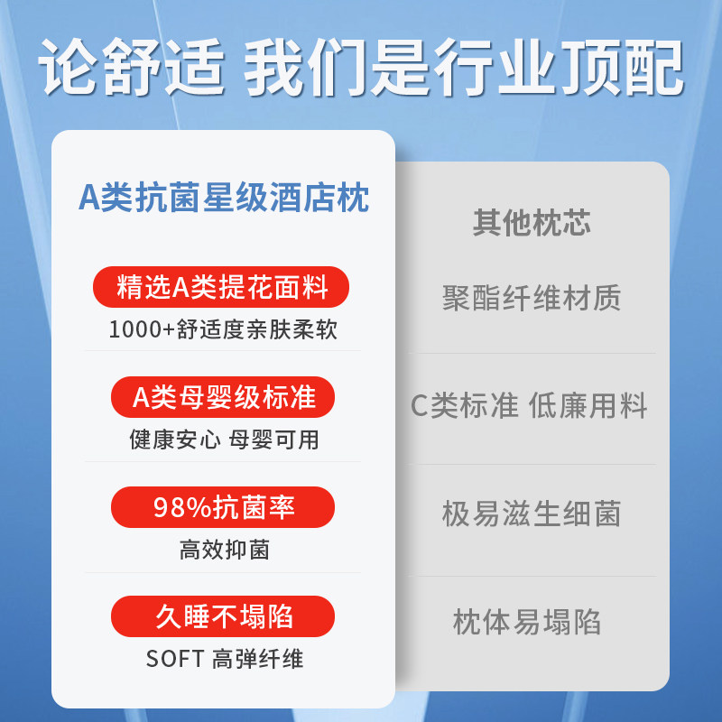家用助睡眠一对套装单人男女护颈椎 伊诺恩枕头/枕芯