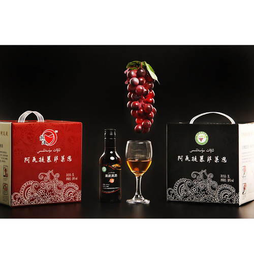新疆甜红葡萄酒礼盒装3L阿瓦提刀郎慕萨莱思聚会便携6斤装 - 图1