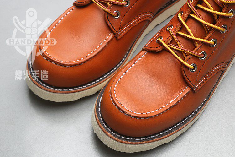 烽火手造 chekbird/赤雀固特异复古机车马丁靴非红翼875工装靴男