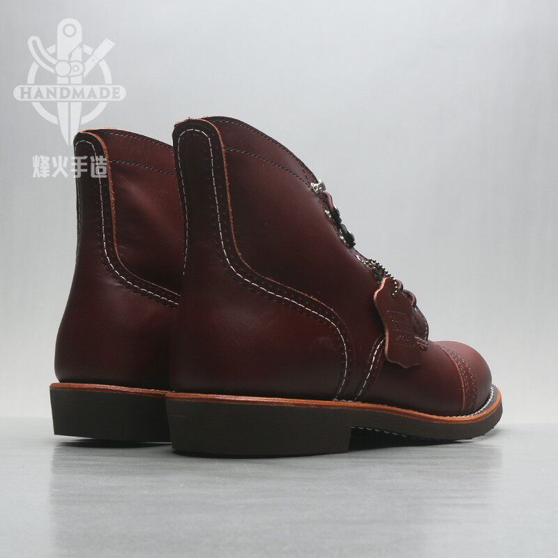 烽火手造 chekbird/赤雀固特异8111伞兵靴男工装靴机车靴马丁靴男
