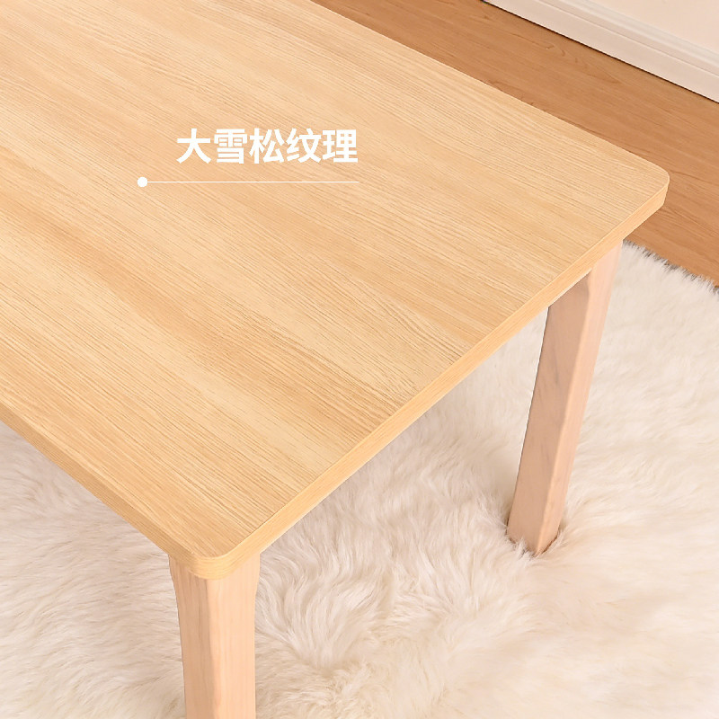 儿童学习桌学生家用桌椅套装幼儿园桌椅托育中心实木儿童小方桌子 - 图3