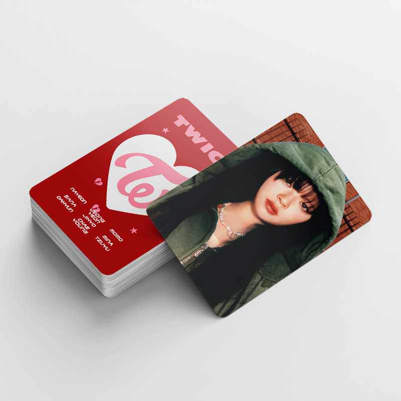现货92张卡TWICE迷你专辑STRATEGY粉丝应援小卡照片卡双面LOMO卡 - 图1