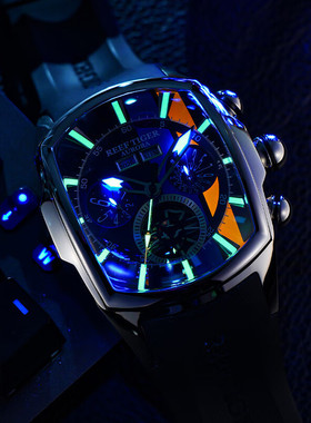 瑞夫泰格多功能男表 Reef Tiger Men's Automatic Watch 自动手表
