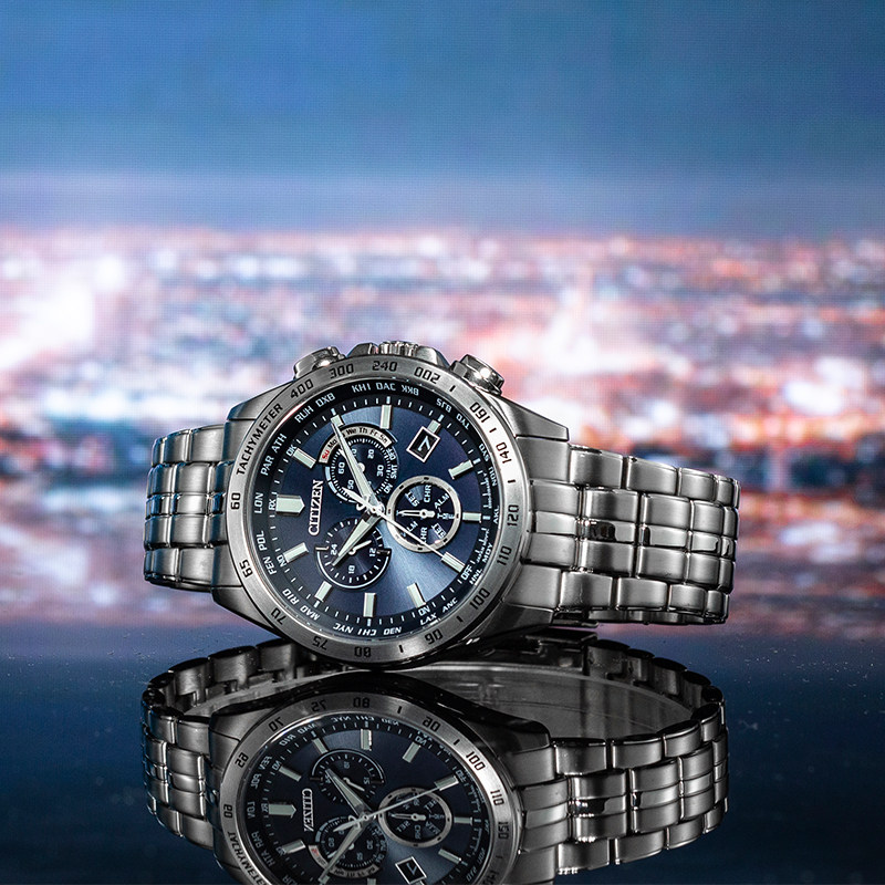 citizen /西铁城光动能男商务多局 时友海外日韩腕表