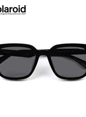 【新品】宝丽来偏光墨镜圆方框防眩光墨镜男女同款太阳镜0107