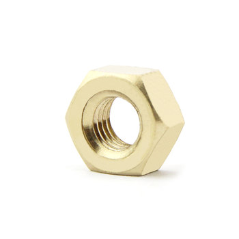 Copper hexagonal nut ທອງເຫລືອງ Brass nut Copper hexagonal nut Copper nut M2-M20 series