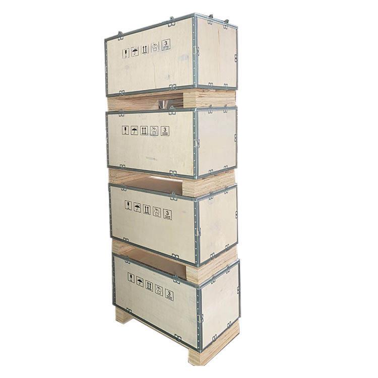 深圳钢带木箱定做 深圳厂家 环保钢带木箱 金属边木箱 钢带木箱 - 图1
