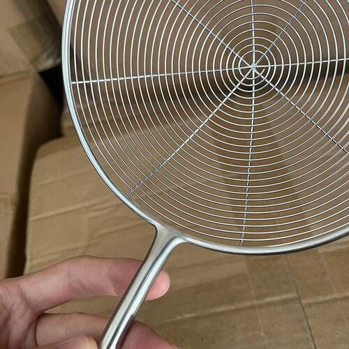 304不锈钢线漏火锅漏勺家用厨房过滤网大号笊篱捞面饺子油炸捞勺 - 图1