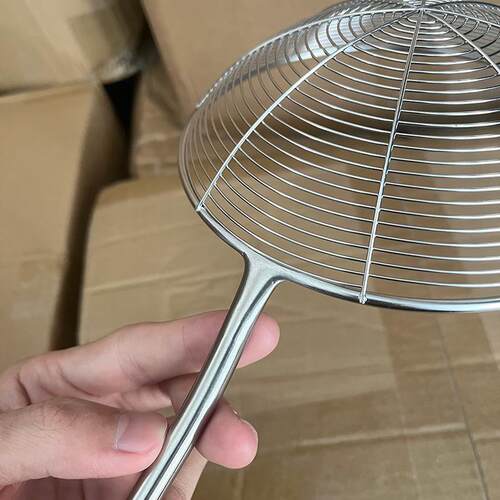 304不锈钢线漏火锅漏勺家用厨房过滤网大号笊篱捞面饺子油炸捞勺 - 图0