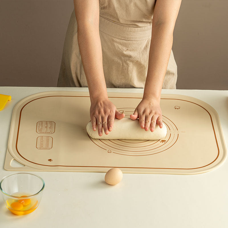 硅胶揉面垫大号食品级加厚家用防溢烘焙不粘面食案板和面擀面垫子 - 图3