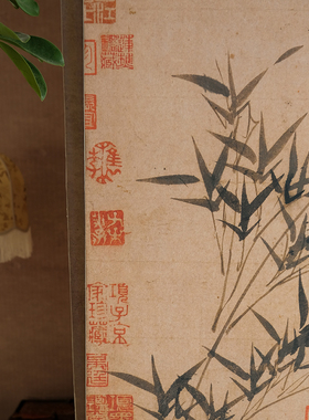 物几空间墨竹餐厅新中式挂画