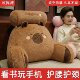 Cute Bear Plush Bedside Cushion Waist Support Pillow