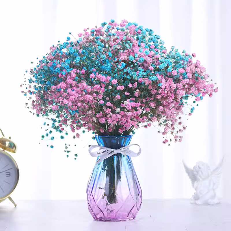 满天星干花花束客厅摆设鲜插干花真花装饰摆件包装送人批发论斤卖 - 图2