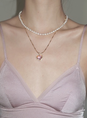 sweetbones爱心项链美式甜心饰品贵气感高级配饰