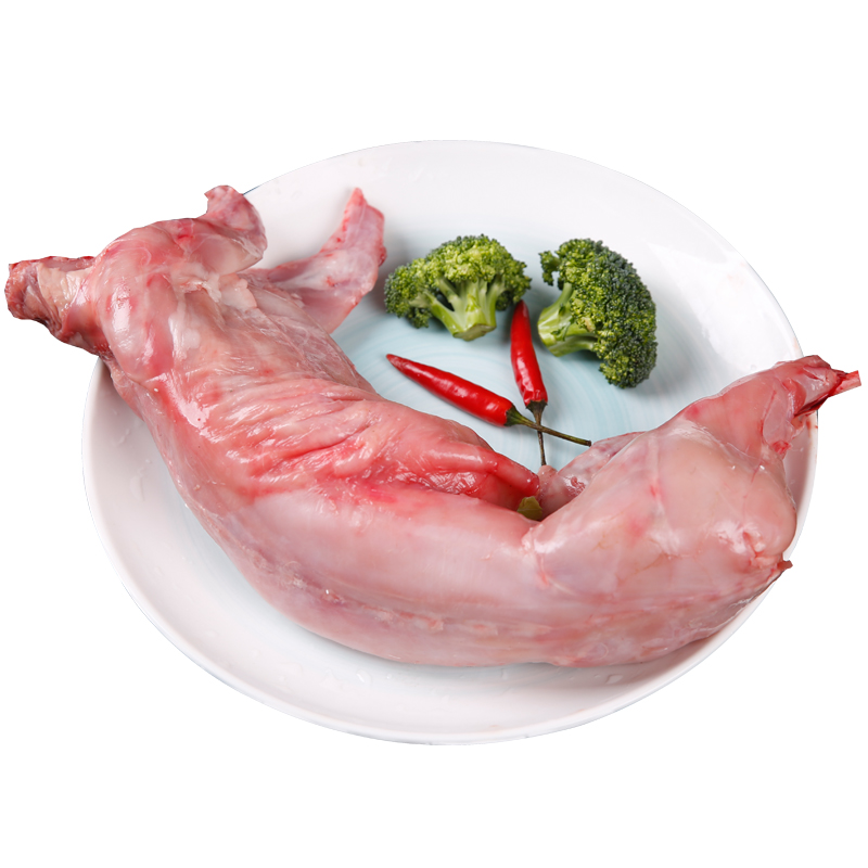Extra large rabbit meat, freshly killed and authentic rabbit