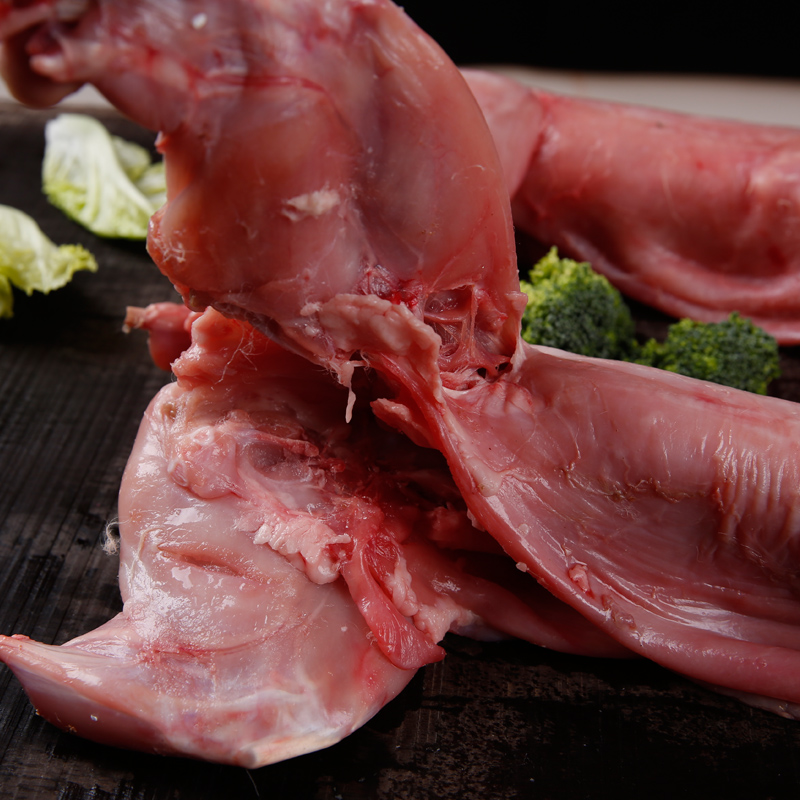 Extra large rabbit meat, freshly killed and authentic rabbit