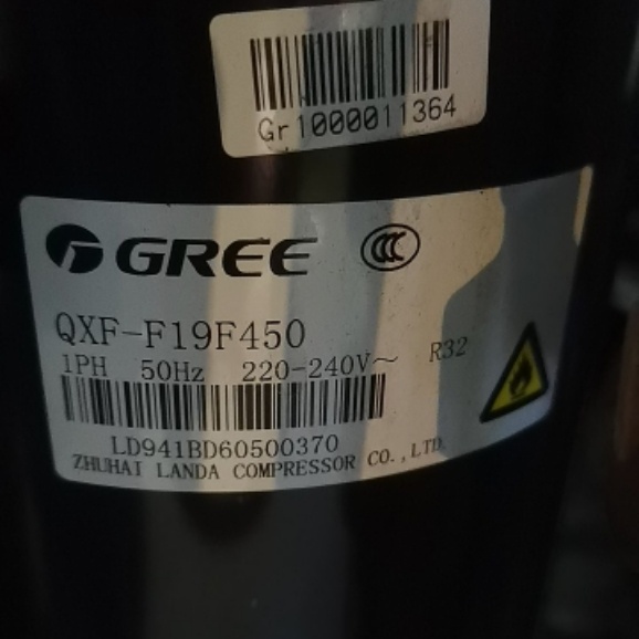 QXF-F19F450 S-F265N050 ATE440UC3Q9PK GTH270UV-C9EU格力压缩机 - 图2