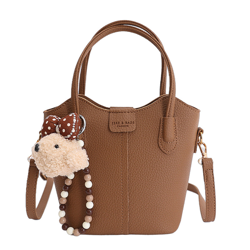 2026新款洋气小众百搭手提水桶包女爆款高颜值轻便通勤单肩斜挎包,淘宝优惠券,粉丝福利购,淘宝优惠卷