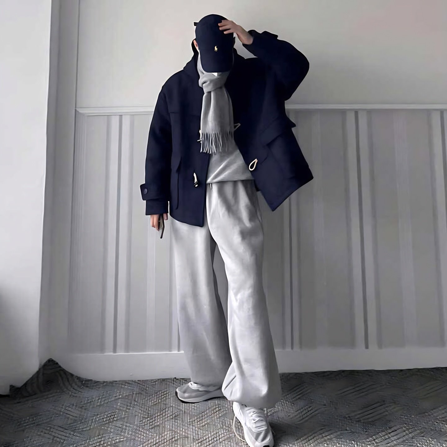 毛呢外套男款加厚秋冬季新款风衣休闲小众复古短款呢子牛角扣大衣,淘宝优惠券,粉丝福利购,淘宝优惠卷