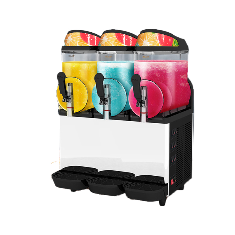 东贝雪融机商用全自动雪泥机自助冷饮雪粒冰沙果汁单双三缸饮料机 - 图3
