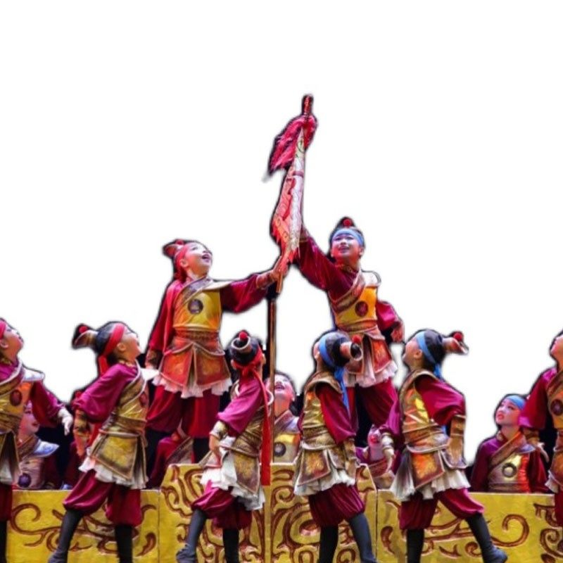 夺帅演出服花木兰儿童古典舞服装古代士兵表演服六一儿童节舞蹈服,淘宝优惠券,粉丝福利购,淘宝优惠卷