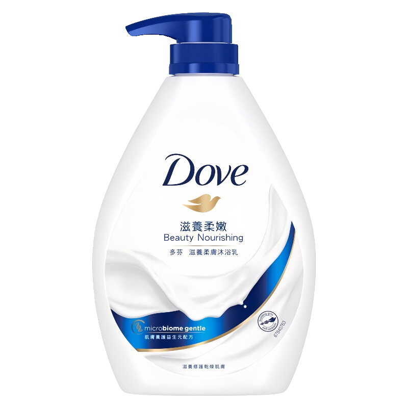 DOVE/港版正品多芬沐浴露持久留香滋润保湿沐浴乳1kg家庭装淋浴露