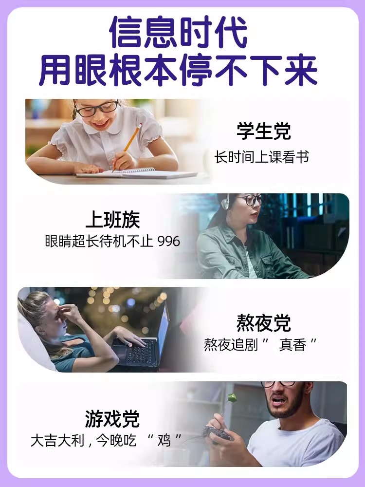 蓝莓叶黄素果汁软糖官方正品旗舰店成人儿童非专利近视南京同仁堂-图1