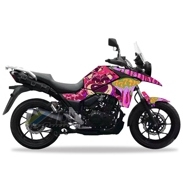 Suitable for Suzuki DL250 decals modified waterproof body three boxes of stickers full car protective film prints and flowers