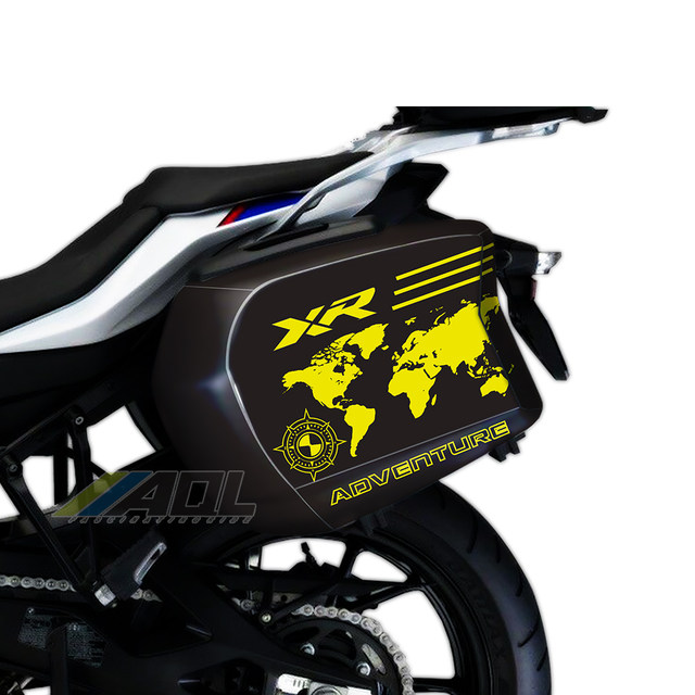 Suitable for BMW F900XR original side box stickers, personalized modified waterproof decal prints, color-changing car clothing protective film