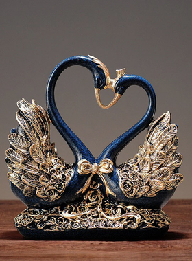 简约创意天鹅摆件客厅