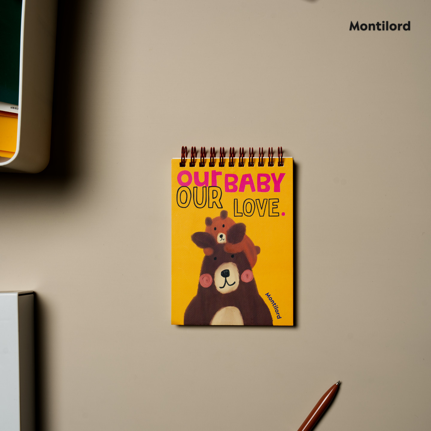 『Montilord』厚上翻线圈本A6喂养计划熊熊个性记录加厚护眼高效简约防水平摊顺滑笔记本好ins风实用口袋喂奶,淘宝优惠券,粉丝福利购,淘宝优惠卷