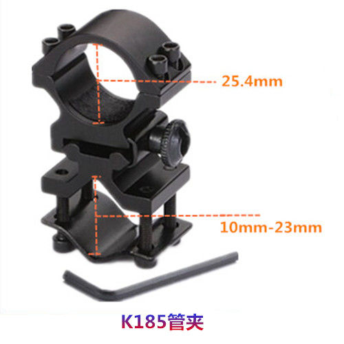 皮轨20mm增高导轨瞄具11mm转20mm转接支架瞄镜夹固定轨道夹具管夹 - 图0