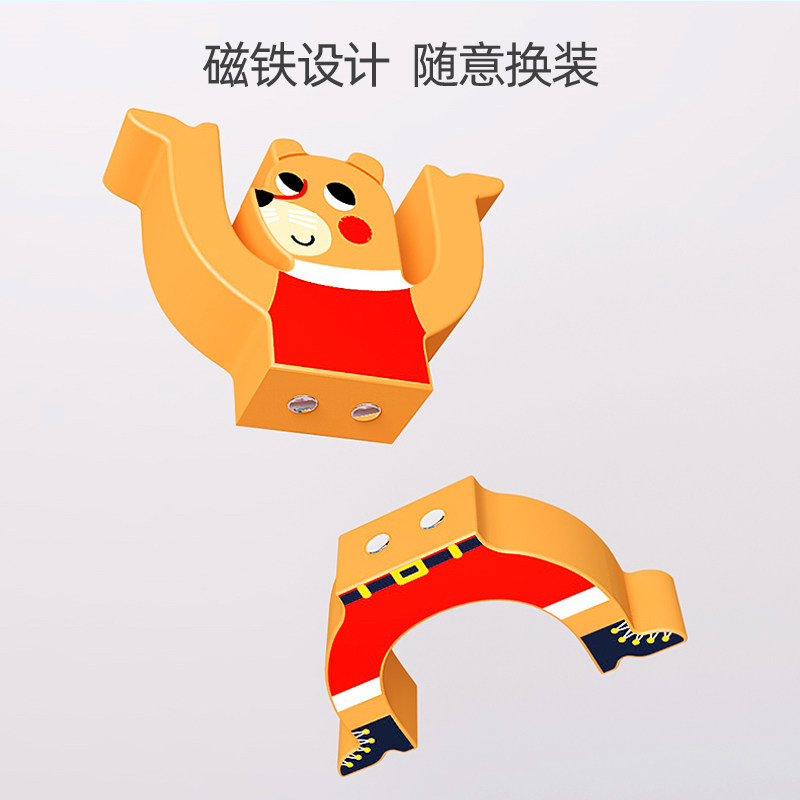 大力士平衡叠叠高亲子互动积木 绕渺玩具儿童桌面游戏类
