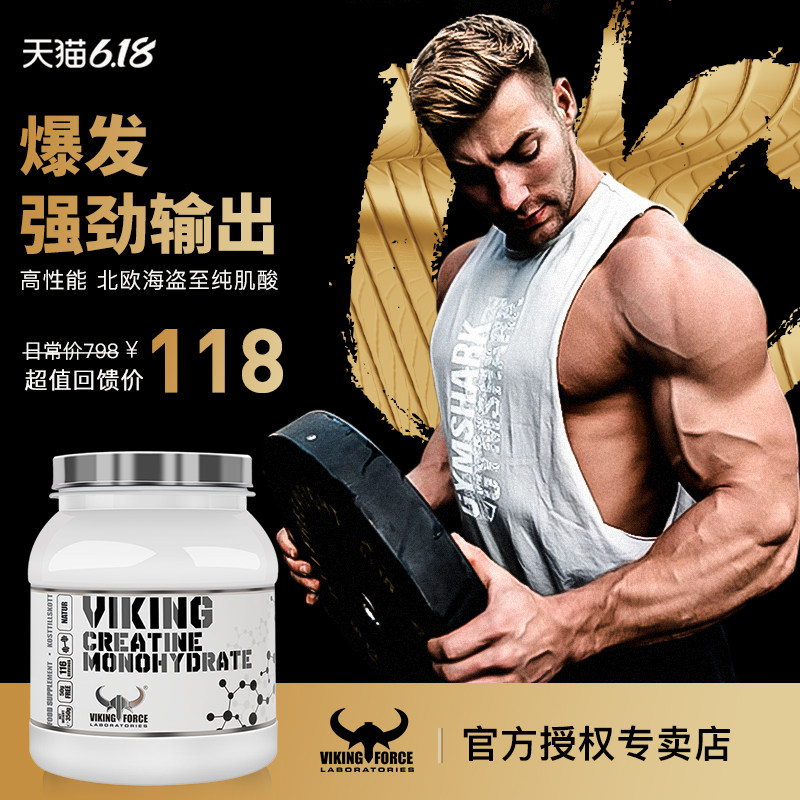 北欧海盗bcaa至纯肌酸粉350g蛋白 北欧海盗点唱氨基酸/运动营养