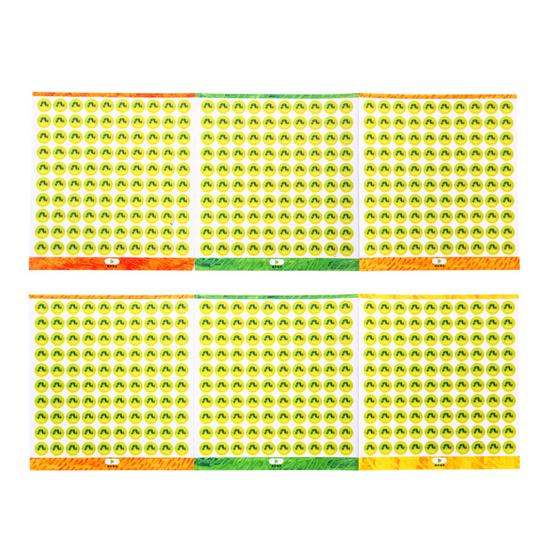 小彼恩好饿的毛毛虫点读笔早教配套点读贴纸音频帖15张+录音贴3张