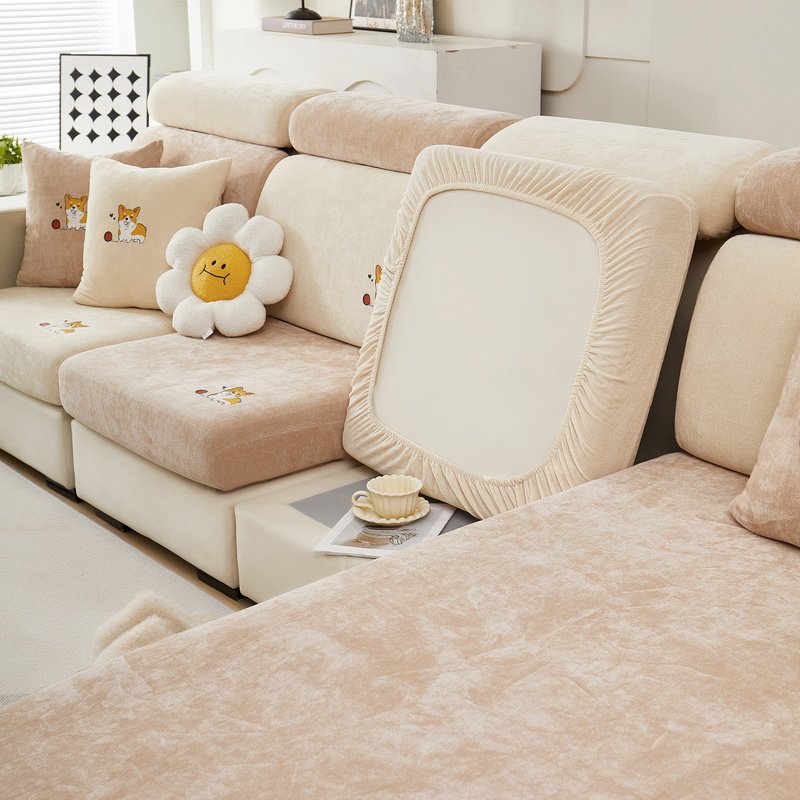 雪尼尔沙发罩全包卍能套子2024新款四季通用型防滑罩笠三座一贵妃,淘宝优惠券,粉丝福利购,淘宝优惠卷