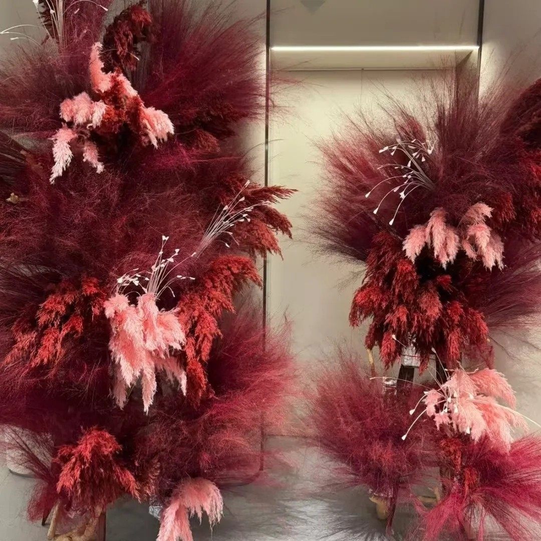 ins粉黛干花100支网红粉黛乱子草婚礼背景家居装饰摆件雾状花束,淘宝优惠券,粉丝福利购,淘宝优惠卷