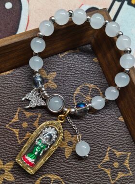 泰国佛牌·阿赞比亚招米娘娘迷你皇后手串主播同款佛牌正品带回