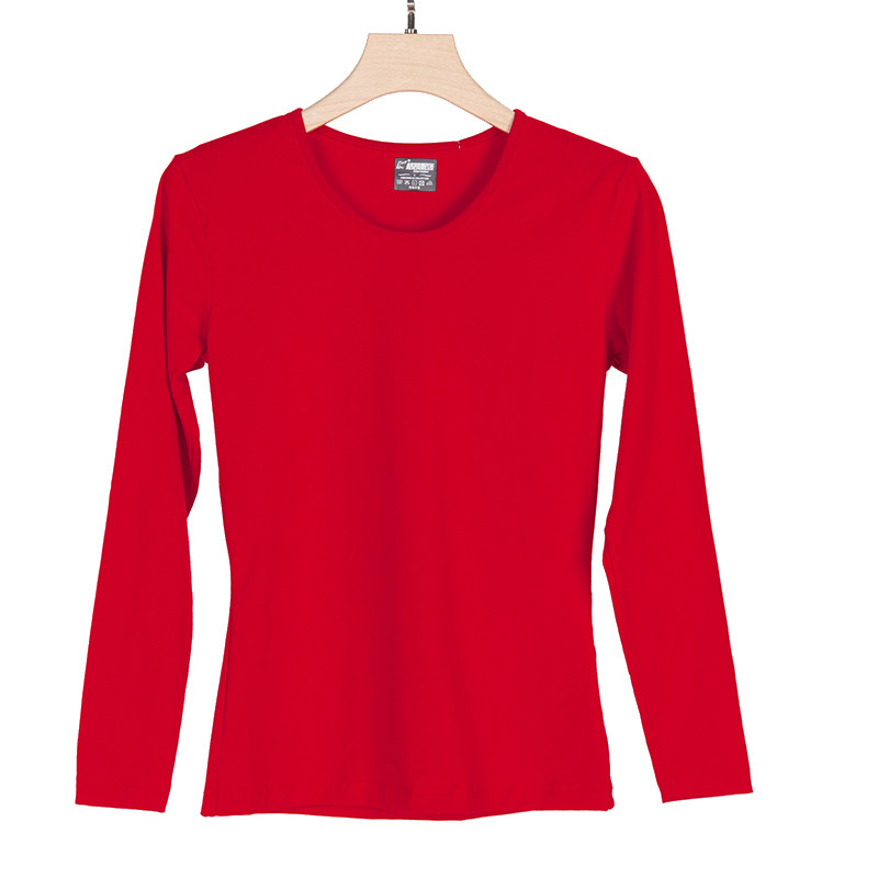 格凯女士纯棉莱卡弹力秋衣打底衫 格凯服饰巧婵保暖上装