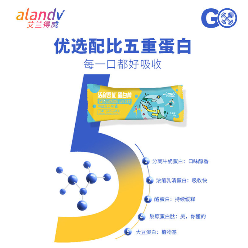 艾兰得威乳清运动健身饱腹蛋白棒 艾兰得威营养（消化）饼干