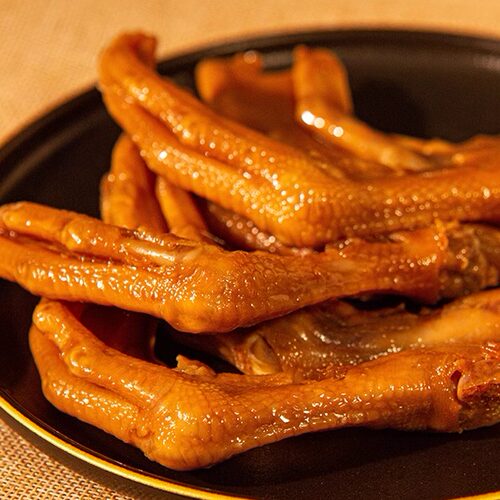 【宏达食品】酱卤鸭掌115g鸭爪香辣特产零食休闲食品卤味熟食下酒 - 图1