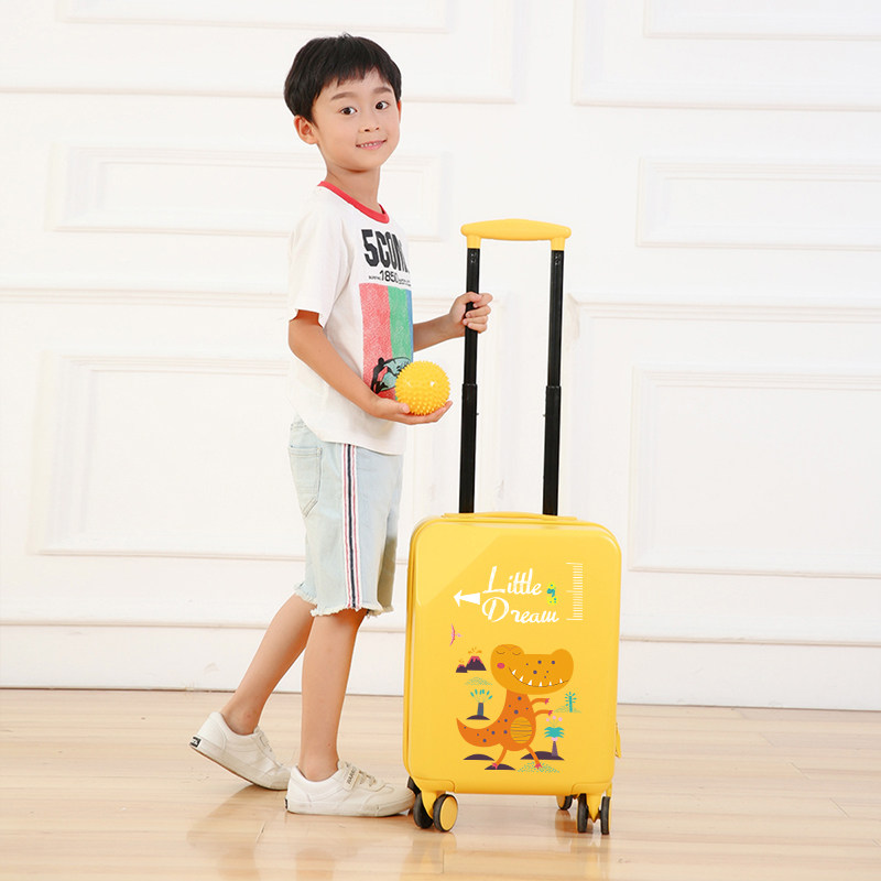 儿童可坐骑男女卡通16寸登机密码箱 朗续旅行箱