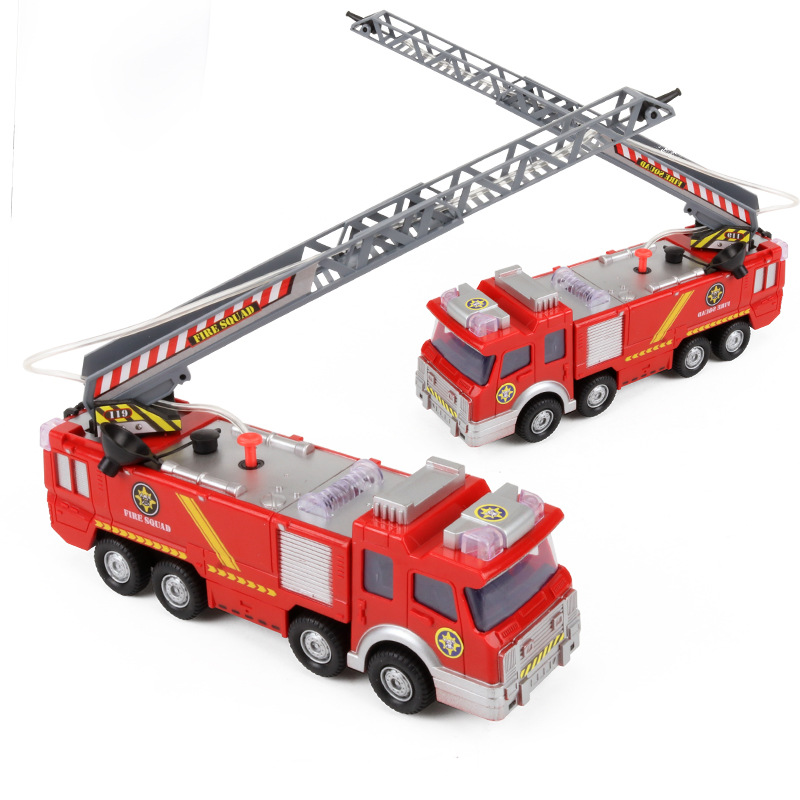 Kids electric car toy sprinkler fire truck model toy模型玩具 - 图1