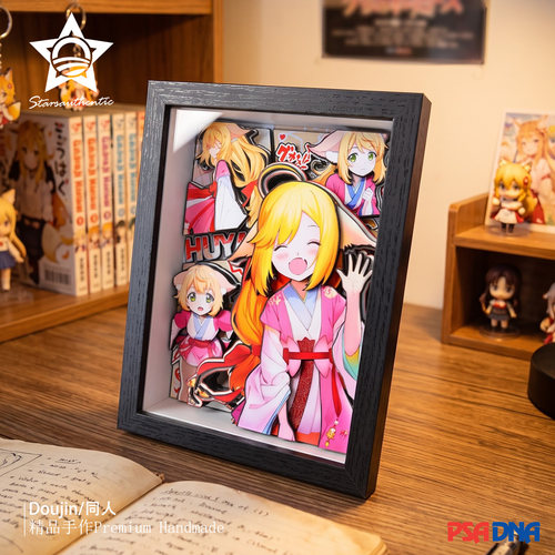 狐妖小红娘立体画涂山红红同人周边3D动漫装饰画摆台手工生日礼物 - 图1