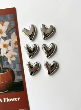 6 /12Pcs Heart-shaped Fridge Magnets, Cute Little Hearts, De