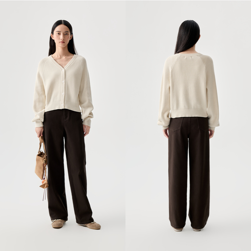 indicia标记商场同款2025秋冬季新款女装牛仔裤休闲水洗L2D5NK244 - 图1